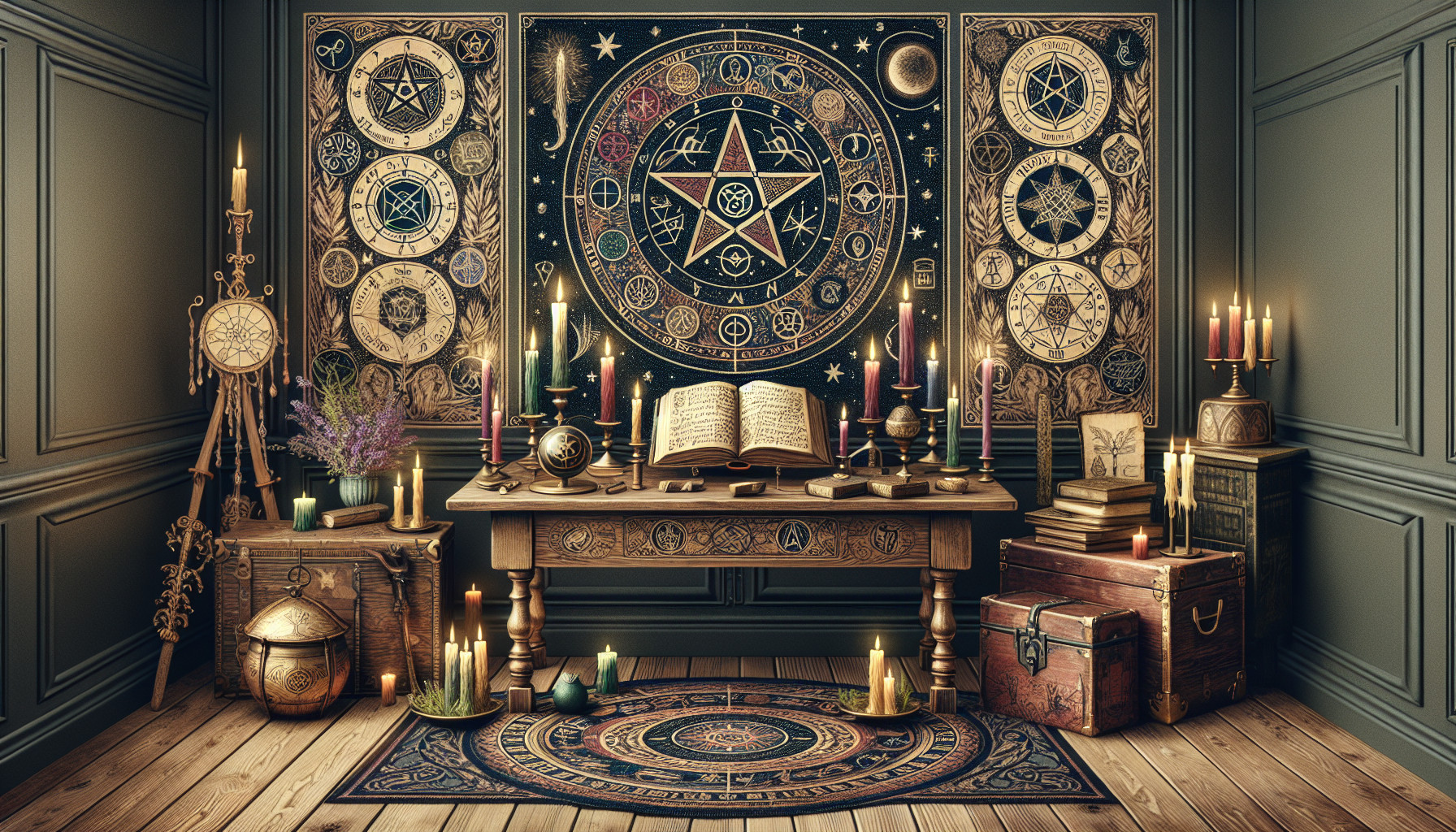 Cómo Crear Un Altar Mágico: Elementos Esenciales Y Su Significado