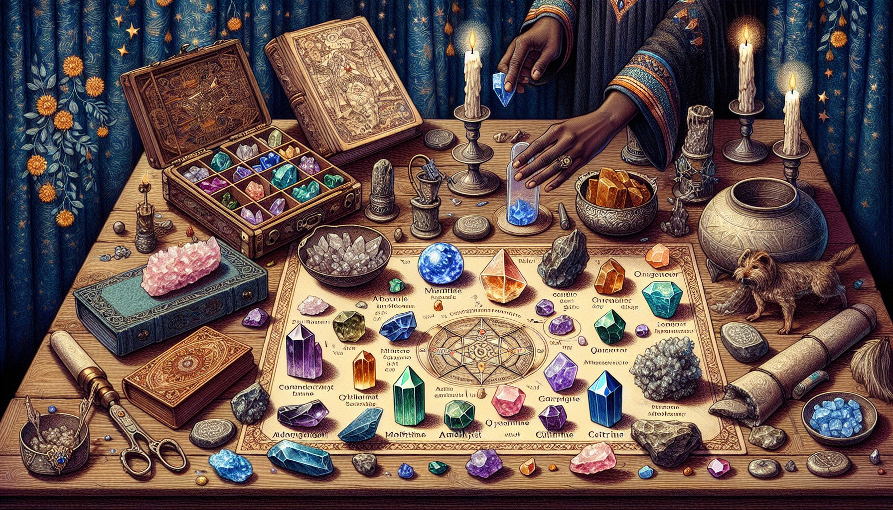 Cómo Utilizar Cristales Y Gemas En Rituales Mágicos