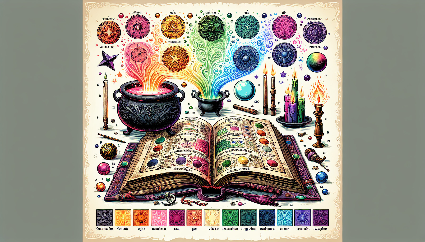 Cómo Utilizar La Magia De Los Colores En Hechizos