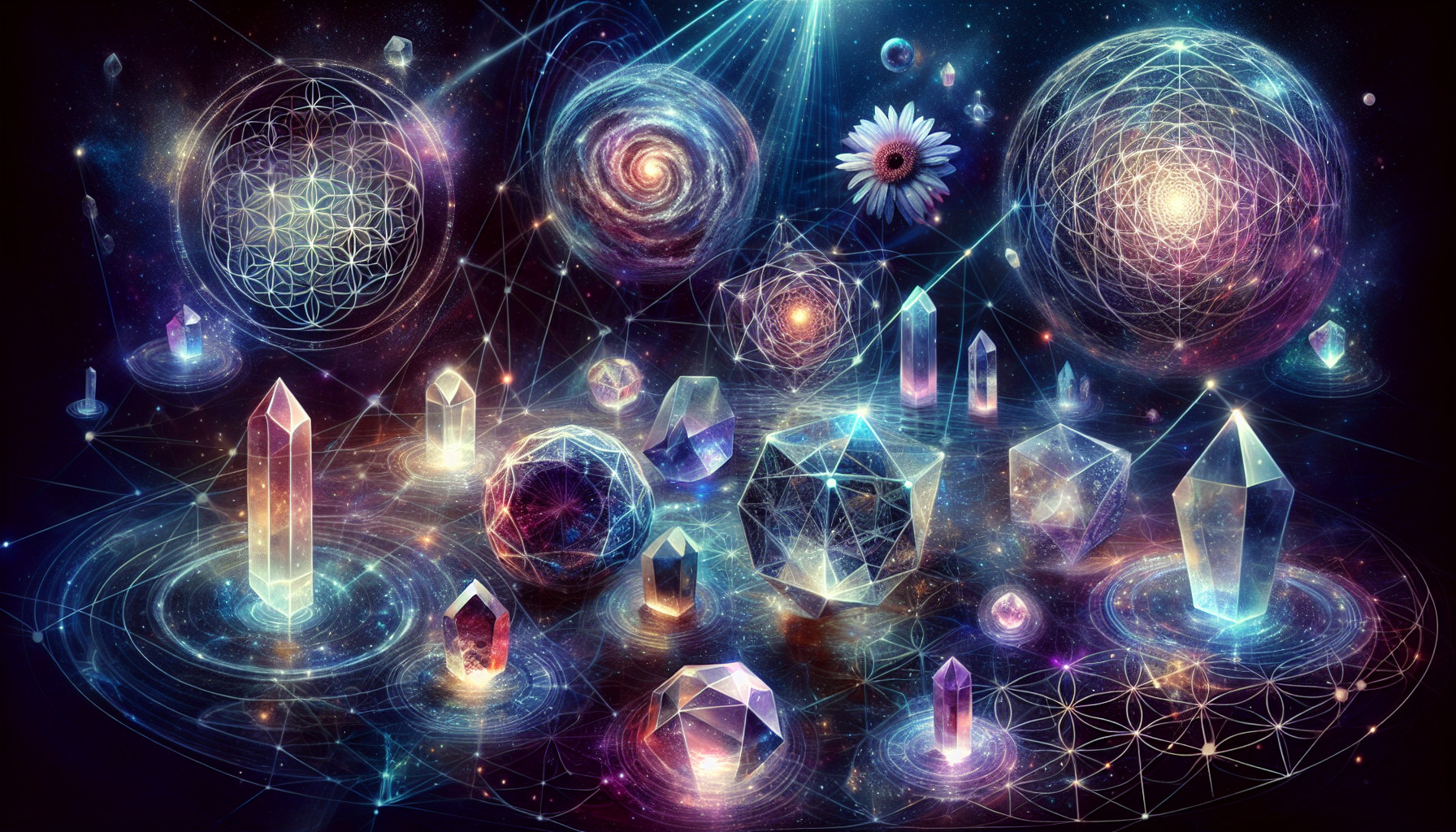 Cristales Y Geometría Sagrada: Conexiones Cósmicas