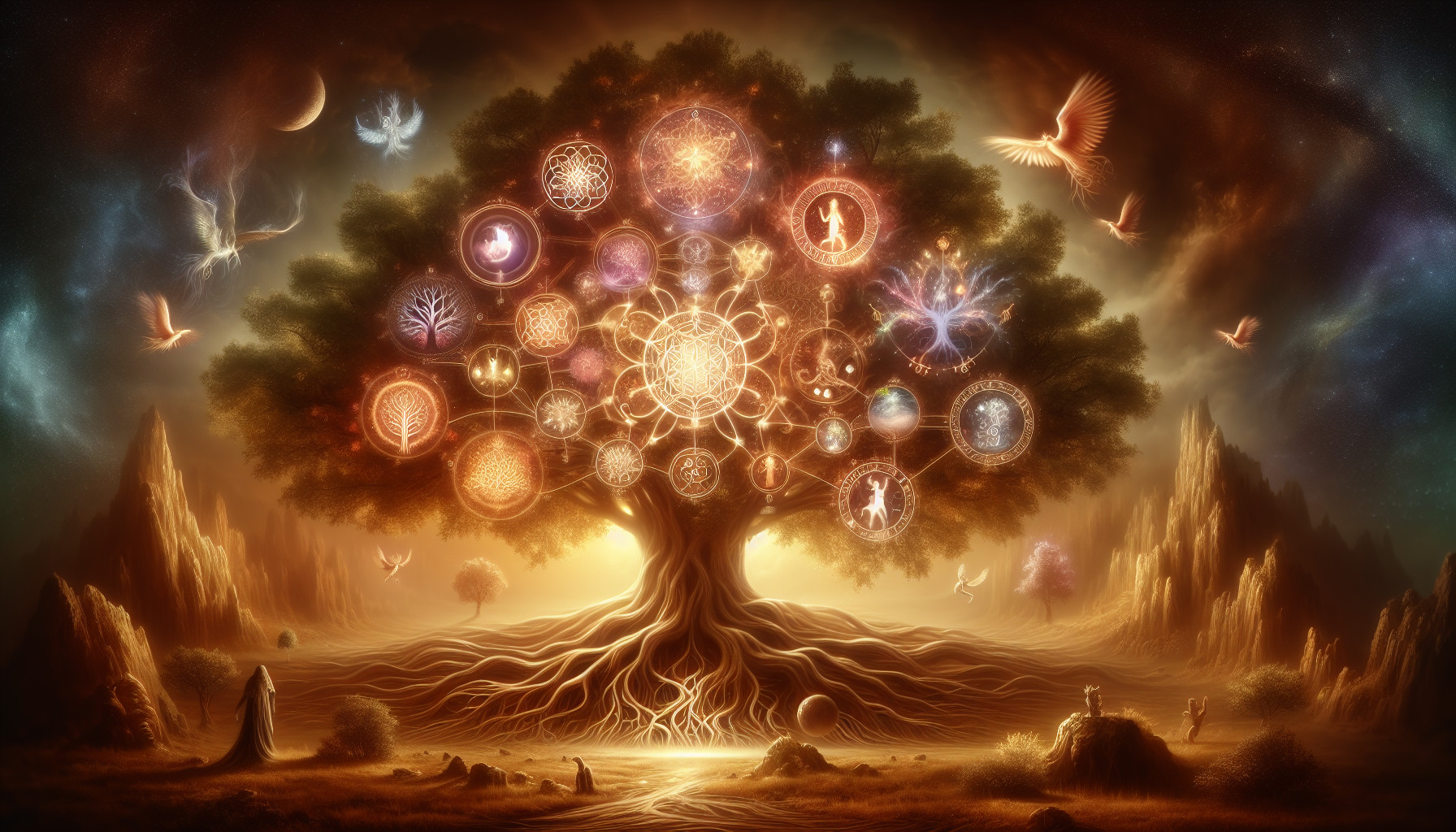 El árbol De La Vida: Interpretación Mística Y Esotérica