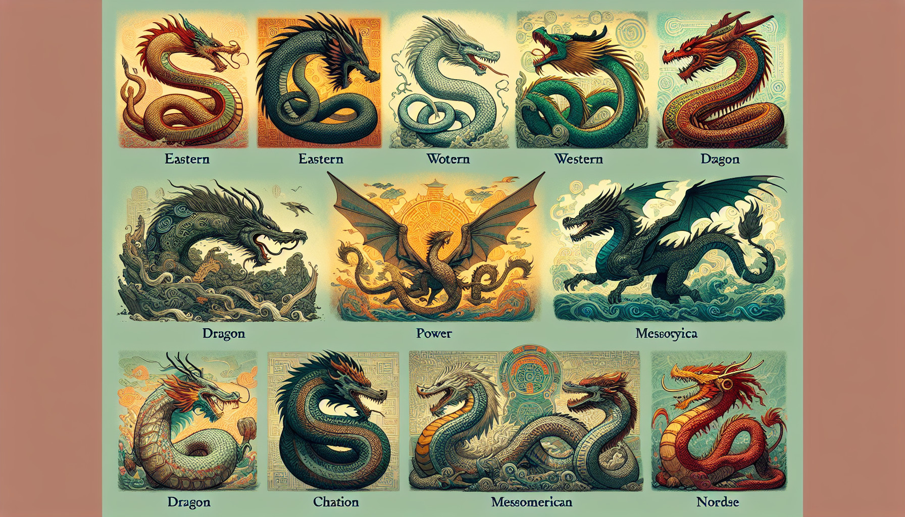 El Dragón En El Simbolismo: Poder Y Sabiduría En Diferentes Culturas