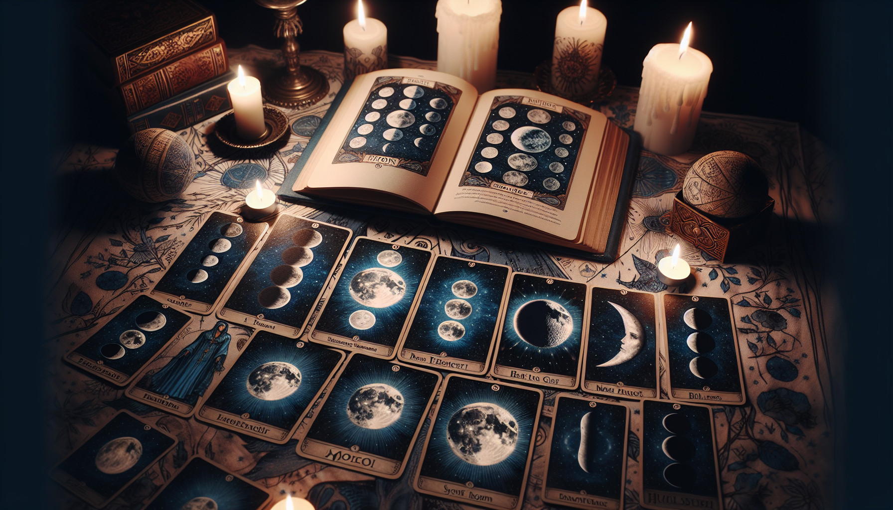 El Tarot Y Las Fases Lunares: Lecturas Según Las Lunaciones