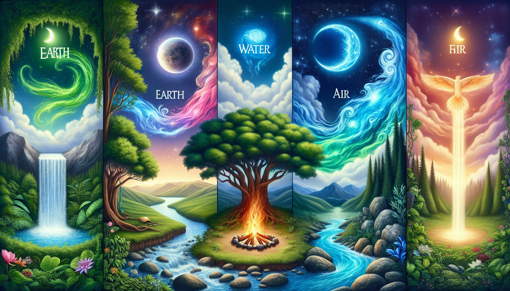 La Espiritualidad Y La Conexión Con Los Elementos: Tierra, Agua, Fuego, Aire Y éter