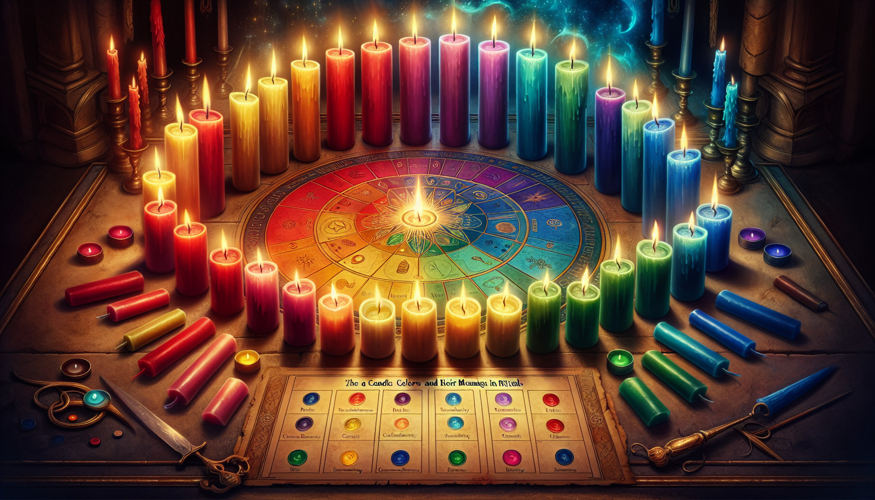 Magia De La Vela: Colores Y Significados En Rituales