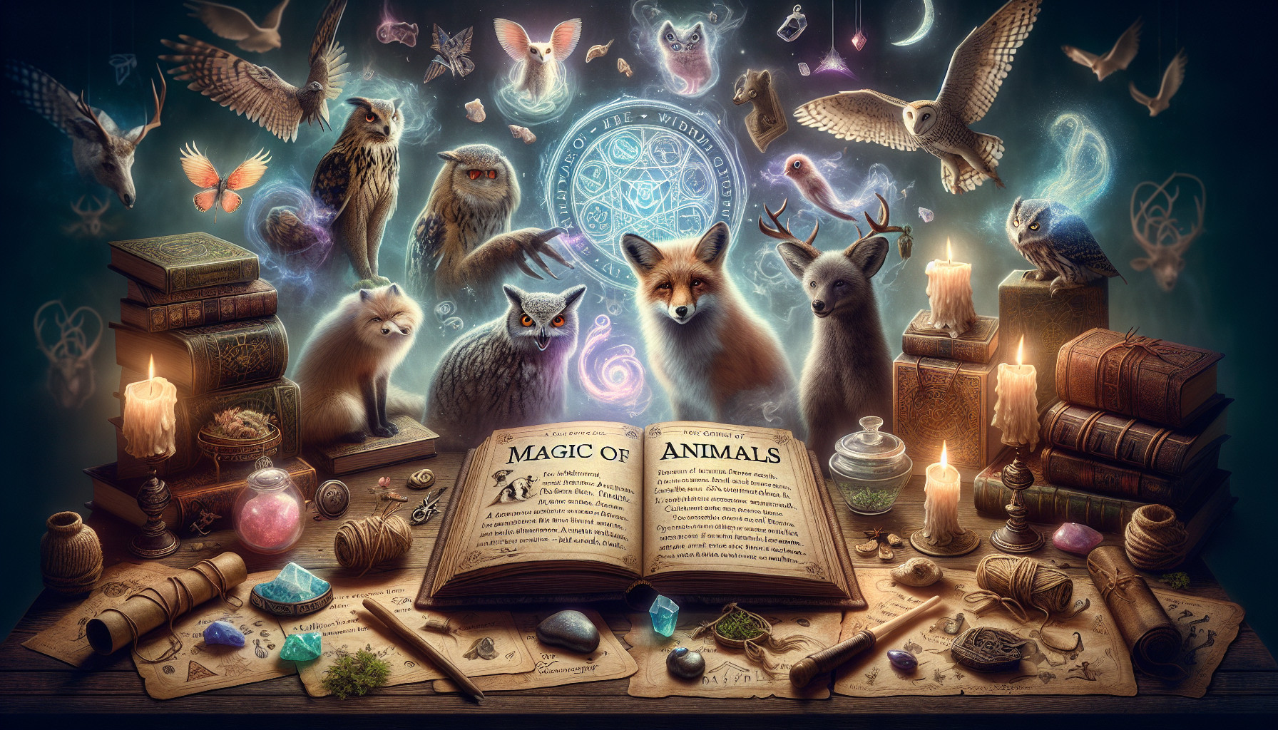 Magia De Los Animales: Incorporando La Sabiduría Animal En Hechizos