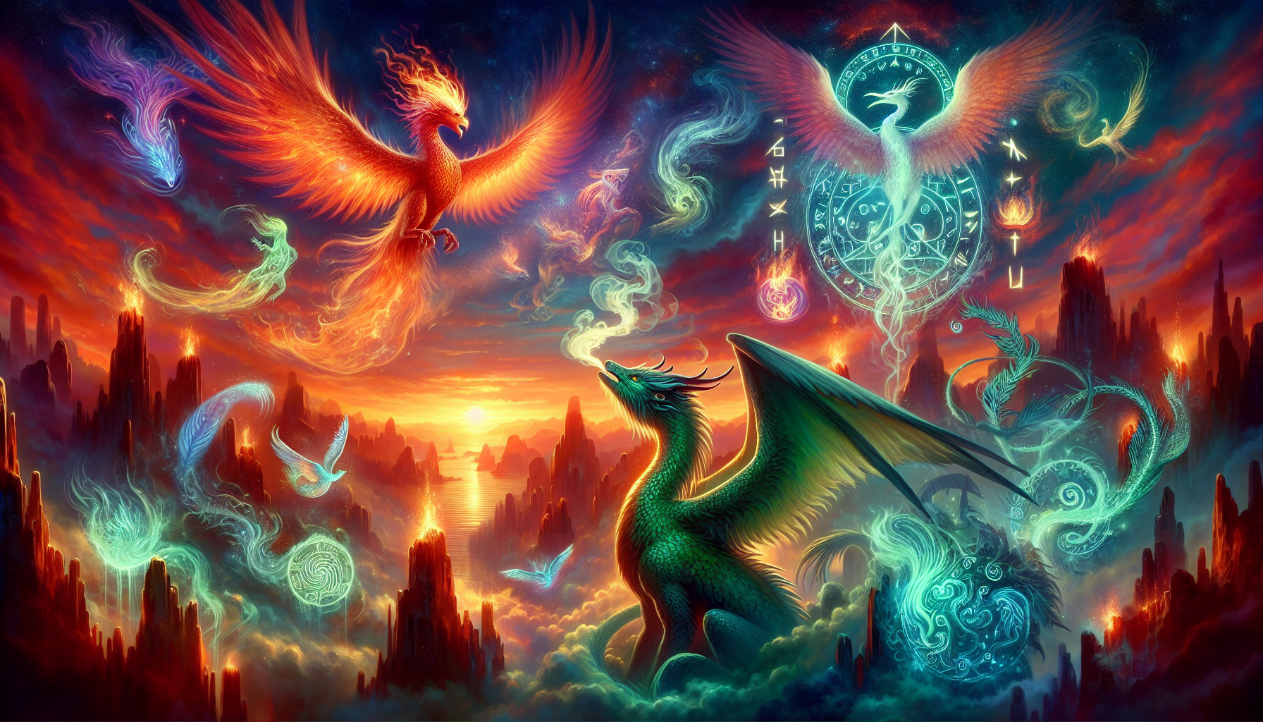 Seres Mitológicos Esotéricos: Dragones, Fénix Y Criaturas Místicas